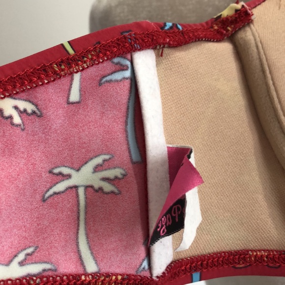 Bettie Page retro 50s vibe pin-up girl swim top - Picture 8 of 11